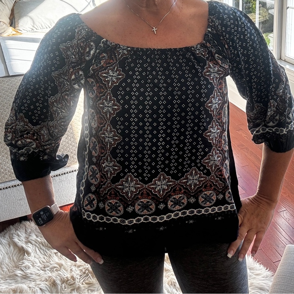 Japna Flowy Bohemian Top SIZE MEDIUM